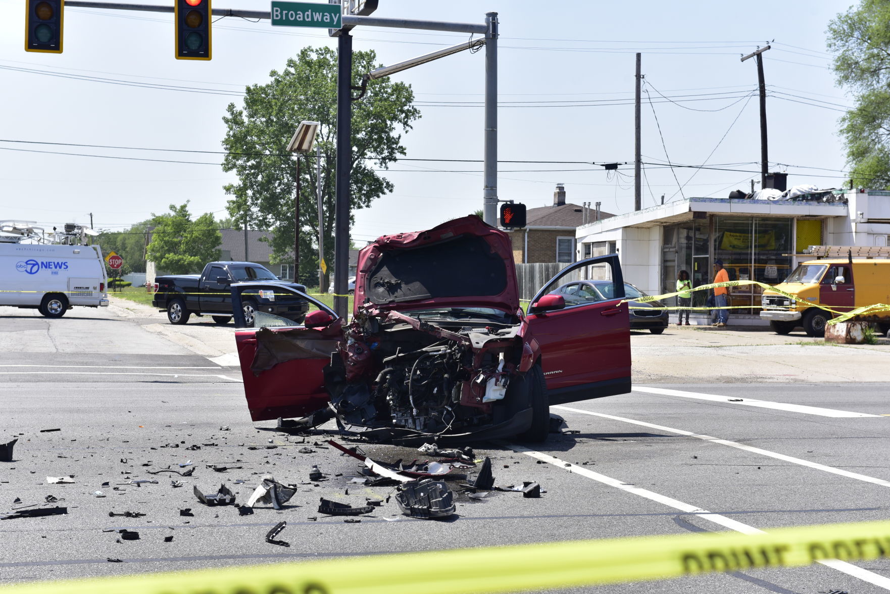 Police investigate shootout involving ATF agent, three-car crash in Gary's Midtown section